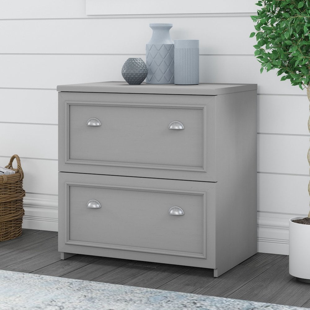 Fairview 2 Drawer Lateral File Cabinet in Cape Cod Gray