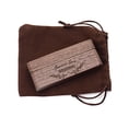thumbnail image 4 of Ovzne Portable Wooden Walnut Proposal Diamond Ring Storage Box On Clearance, 4 of 8