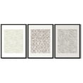 thumbnail image 2 of SHENIFY Boho Abstract Wall Art Mid-Century Tan Geometric Landscape Abstract Shapes Cozy Neutral Modern Minimalist Painting Decorative Artwork 11x14in3pcs Black Framed, 2 of 5