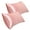 Pink, variant on Mulberry Silk Pillow Cases With Hidden Zipper, 2Pcs 20*30 Inch Ultra Smooth And Soft Breathable Cooling Silk Satin Pillowcase For Hair And Skin, Gifts For Women Men Pink 20*30In