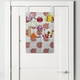 thumbnail image 2 of Fox Hanging Pocket Organizer, Forest Animal with the Printed Illustration Woodland Theme, Printed Polyester Storage Bag with Pockets, 14" x 20", Dark Salmon Paprika, 2 of 2