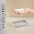 thumbnail image 5 of Evideco French Home Goods Stone Natural Stone Effect Soap Dish Only Stone Polyresin Soap Dishes, 5 of 8