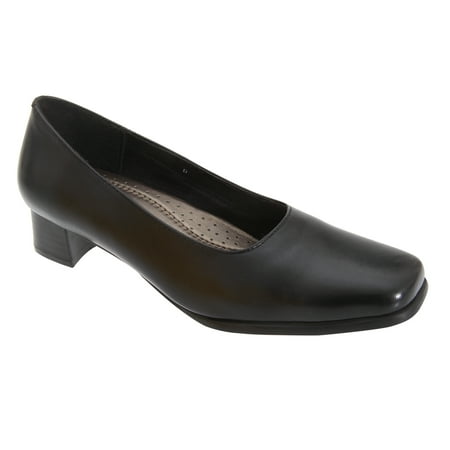 

Mod Comfys Womens Plain Leather Court Shoes