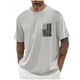 thumbnail image 1 of Tops para hombre, blusas y camisas de cuello redondo y manga corta para hombre, blusas casuales de cuello redondo con estampado de moda para hombre, blusas de cuello redondo y manga corta, camisas par, 1 of 5