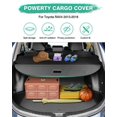 thumbnail image 4 of Powerty Housse de Cargo pour Accessoires Toyota RAV4 2013-2017 2018, Housse de Coffre Rétractable, Protection de Coffre, Ombrage, Housse de Bagage Sans Espace, 4 of 4