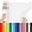 White, variant on Teddy Run Brown Kraft Craft Paper Roll for Gift Wrapping Bulletin Board Bouquet Flower Art Packing Parcel Table Covering 80GSM (Brown, 18" x 100')