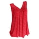 thumbnail image 1 of Jumpingount Camiseta sin mangas con cuello en V Camiseta sin mangas para mujer Camiseta suelta para mujer Chaleco suelto Top de verano Prendas para la parte del cuerpo Rojo L, 1 of 6