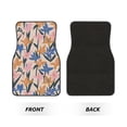 thumbnail image 2 of Fuzoiu Lilies Flowers Print Carpet Floor Mats for Car,Car Foot Mat Set,Universal Fit 4 Piece Mat Pad Set,Fits Most Cars Trucks Vans Sedans SUV Auto Carpet Mat Se, 2 of 7