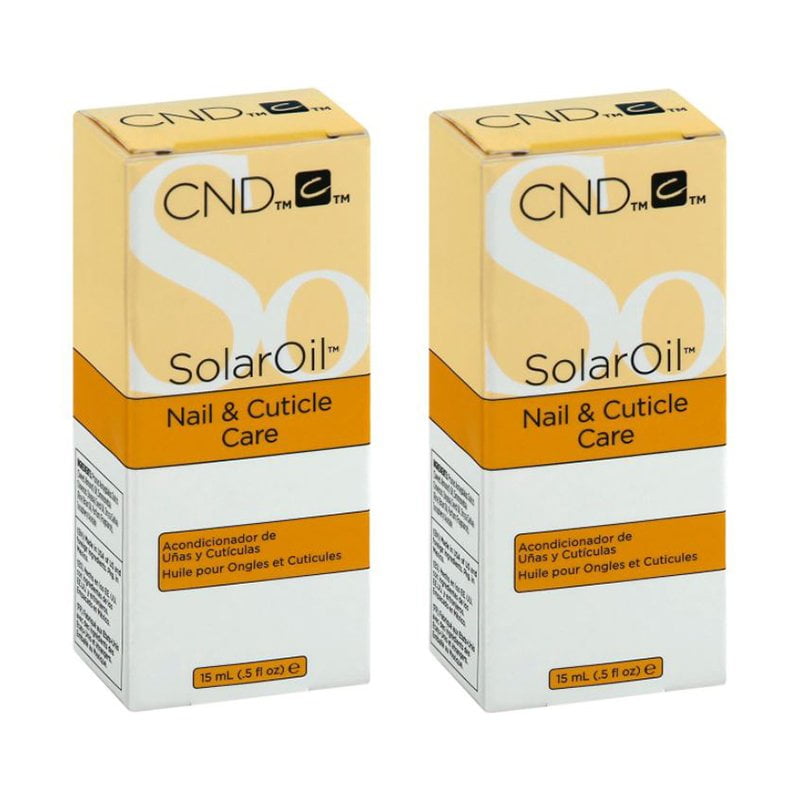 CND Solar Oil - Nail & Cuticle conditioner 0.5 oz Pack of 2