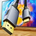 thumbnail image 2 of Tizuqe Type C to DP Cable 8K60Hz High Resolution Display Cord USB C to Cable for Window System MultiDevices, 2 of 8