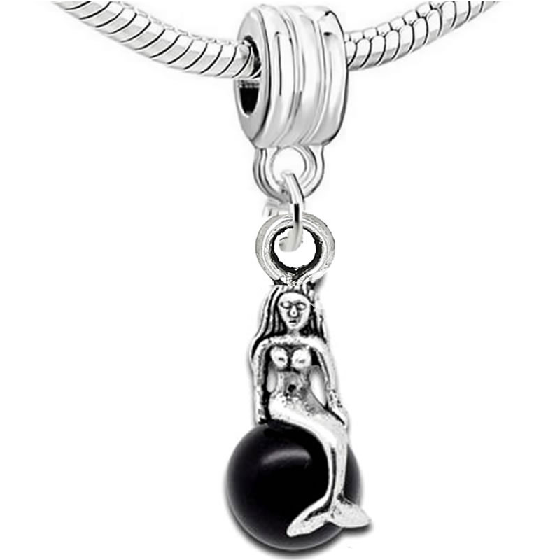 European Lion Animal Charm Bead Spacer for Snake Chain Charm Bracelet