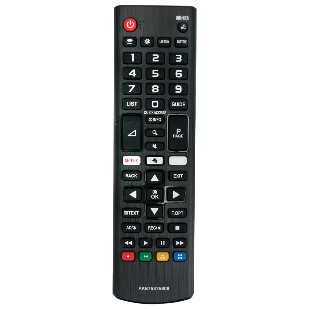 Replaced Remote Control AKB75375608 for LG TV - Walmart.com
