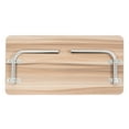 thumbnail image 4 of ChicHomey Wheelchair Tray,22.44x11.81in Desktop,Wood/Steel Pipe,Easy Install/Detach,for Daily Use, Reading, Eating, Work, 4 of 10
