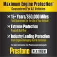 thumbnail image 3 of Prestone Platinum Univ Antifreeze+Coolant; 15yr/350k Mi, All Vehicles, 1 gal - Concentrate, 3 of 7