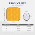 thumbnail image 3 of Honeii Corn Kernels Print Foldable Car Sun Shade for Windshield, 2-Piece UV Protection Shade, Protects Car Interior, Ideal for Cars, Trucks, SUVs-Large, 3 of 6