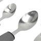 thumbnail image 2 of 4 Piece Stainless Steel Kitchen Utensil Set with Non-Slip Rubber Handle, Knife, Fork, Spoon, 2 of 4