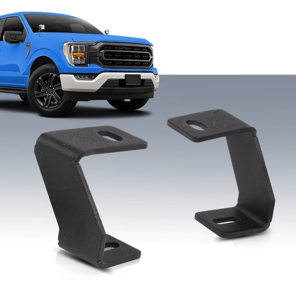 Upper Hood Ditch Cube LED Light Mount Brackets Fit For Ford F150 & Raptor 2015-2023