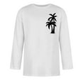 thumbnail image 3 of Birdeem Chemises pour Hommes Imprimé Col Rond Mode Décontractée Manches Courtes Blouses, 3 of 9