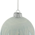 thumbnail image 5 of Northlight 4" Blue and White Glass Ball Christmas Ornaments, 5 of 7