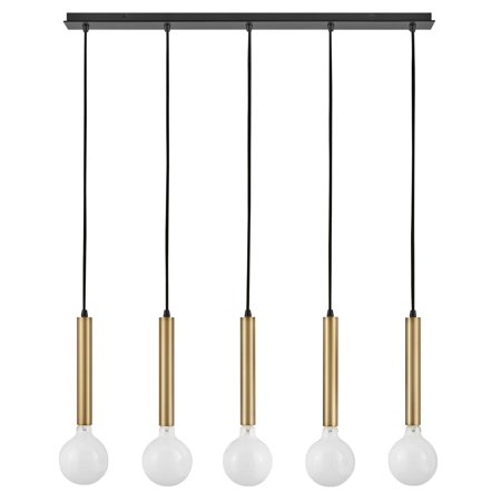 

Lark 83206 Bobbie 5 Light 36 Wide Linear Chandelier - Brass