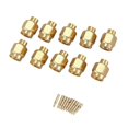 thumbnail image 2 of 10x SMA male plug solder RF Coax connector for semi-rigid RG402 0.141 inch cable Gold, 2 of 5