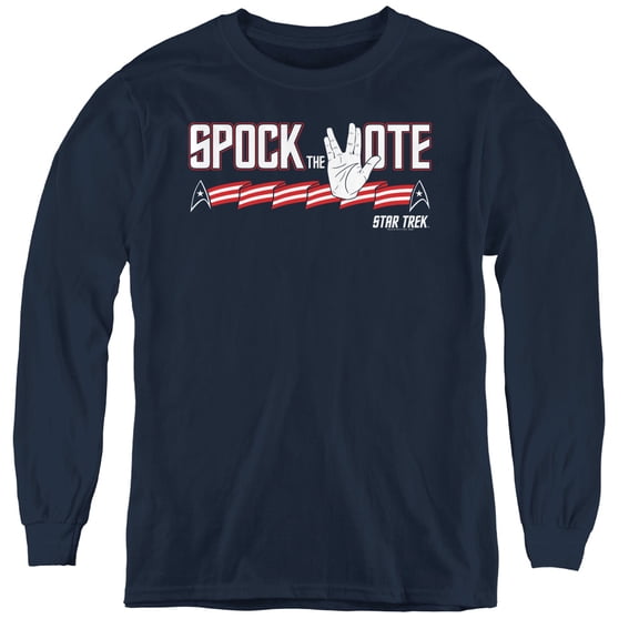 Star Trek - Spock The Vote - Youth Long Sleeve Shirt - Small
