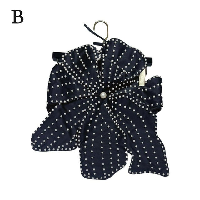 Sexy Hot Girl Style Suspenders Spring New Style Handmade Beaded Flower Design Tube Top Backless Lace-Up Top Trend