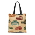 thumbnail image 1 of LADDKE Canvas Tote Bag 1950S Vintage Car Auto Retro 1960S Abstract Antique Automobile Durable Reusable Shopping Shoulder Grocery Bag, 1 of 1