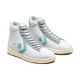 thumbnail image 3 of Converse Pro Leather Hi White/Soft Aloe/Ash Stone  171607C Men's Size 4, 3 of 5