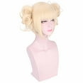 thumbnail image 5 of High-Temperature Silk Split-Band Clip-in Wig - Golden Ponytail & Bangs, Adjustable Clip-in Synthetic Hair, Fashion Wig for Girls, Cosplay Party Wig, Holiday Wig Wedding, Halloween, Christmas,Season,, 5 of 8