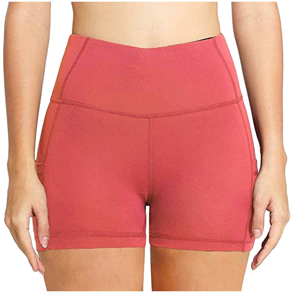 hot pink yoga shorts