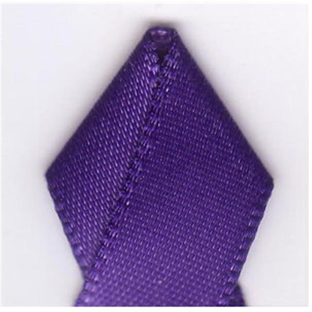 Papilion R074400160470100Y Ruban Satin Double Face de 0,63 Po, 100 Verges - Violet Royal