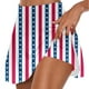 thumbnail image 1 of Faldas de Verano para las Mujeres Impresión Hoja Plisado Tenis Atlético Elástico Pantalones Cortos, Falso Dos Piezas Pantalones Falda para Diario, 1 of 6
