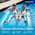 thumbnail image 6 of Open Box Swimline Original Suntan Tub Relaxing Outdoor Water Lounge Float, Blue, 6 of 8