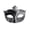 A007- Silver, variant on Halloween Black Masquerade Mask for Men, Half Face Mask with Gold Glitter Pattern, Black Eye Mask for Party
