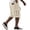 Beige, variant on Cargo Shorts for Men Polka Dot Print Corduroy Cargo Shorts Vintage Knee Length Shorts for Men,Black(XL)