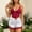 Red, variant on YHAJDS Womens Cami Pajama Sets Deep V Neck Lace Trim Spaghetti Strap Top With Elastic Waist Shorts 2 Piece Loungewear Set
