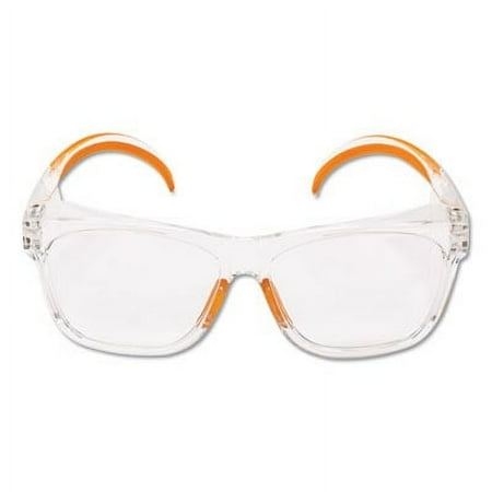 

Maverick Safety Glasses Clear/Orange Polycarbonate Frame