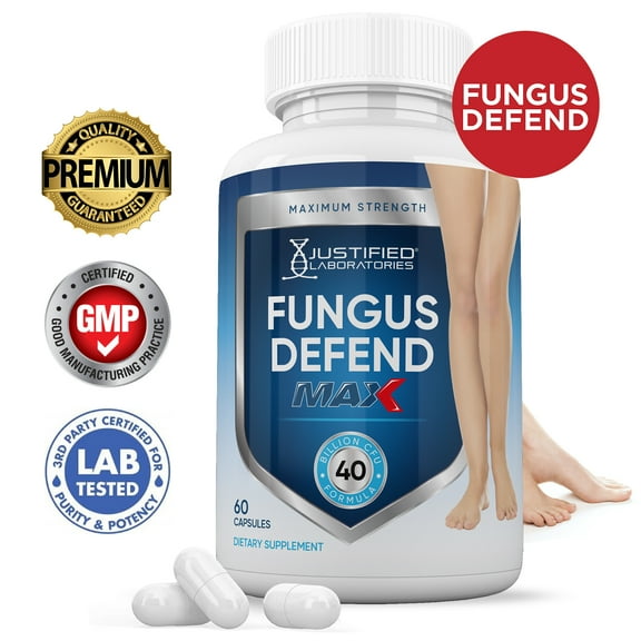Fungus Defend Max Probiotic 40 Billion CFU Supplement 60 Capsules