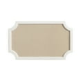 thumbnail image 6 of Hogan Framed Scalloped Decorative Wall Pinboard, White, 18 x 30, Rustic Modern Farmhouse Bulletin Board for Wall Organization and Decorative Displays, 6 of 8