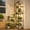 Warm Lights, variant on GYA Plant Stand Indoor Plant Shelf Outdoor Corner Wood Plant Table 7 Pots Flower Stands for Living Room Plant Rack Indoor for Multiple Plants Patio Balcony Garden Decor
