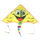 thumbnail image 3 of Cometa triangular, cometa portátil de juguete con forma de triángulo para niños, construcción robusta, 3 of 8