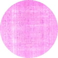 thumbnail image 1 of Ahgly Company Indoor Round Persian Pink Traditional Area Rugs, 8' Round, 1 of 4