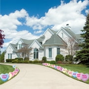 Candy Heart Valentine's Day Pathway Markers - Set of 21 Includes Stakes