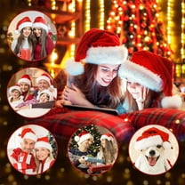 Santa Hat: Christmas Hat Adult - Santa Hat for Women and Men - Led Santa Hat