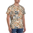 thumbnail image 5 of Rocae Floral Paisley for Men's Moisture-Wicking Crew Tee - T-Shirt for Sports, Outdoor Activities, and Casual WearMedium, 5 of 9