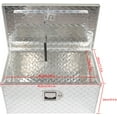 thumbnail image 7 of SEBLAFF 20 Inch Heavy Duty Aluminum Diamond Plate Tool Box Silver Replacement for Pick Up Truck RV Trailer with Lock & 2 Keys, 7 of 7