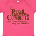 thumbnail image 4 of Inktastic Real Cowboys Boys or Girls Baby Bodysuit, 4 of 5