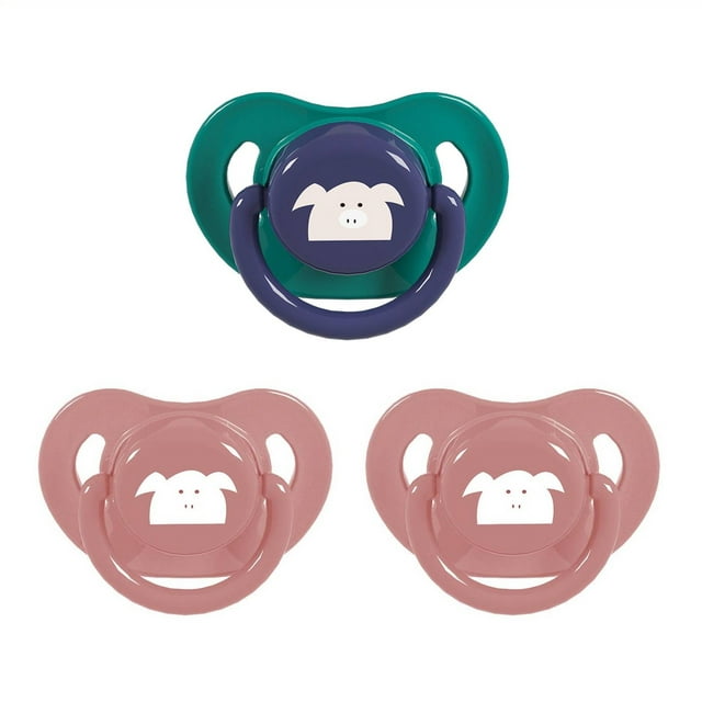 Bebcare Freya Baby Pacificier, Lot de 3, Sans BPA, Écologique