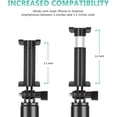 thumbnail image 2 of Extenable Portable Tripod Stand Selfie Stick with Remote - Black, 2 of 6